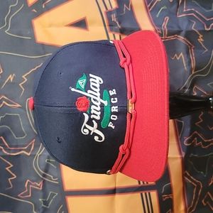 Findlay Hats Snapback Findlay Force Golf Navy Blue Red Crown